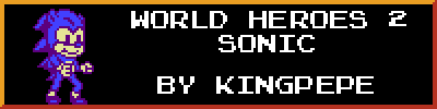 World Heroes 2 Sonic by KingPepe